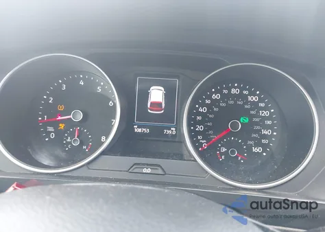 2018 Volkswagen Tiguan 2.0T Se/2.0T Sel z USA, uszkodzony, nr VIN 3VV2B7AX0JM047200